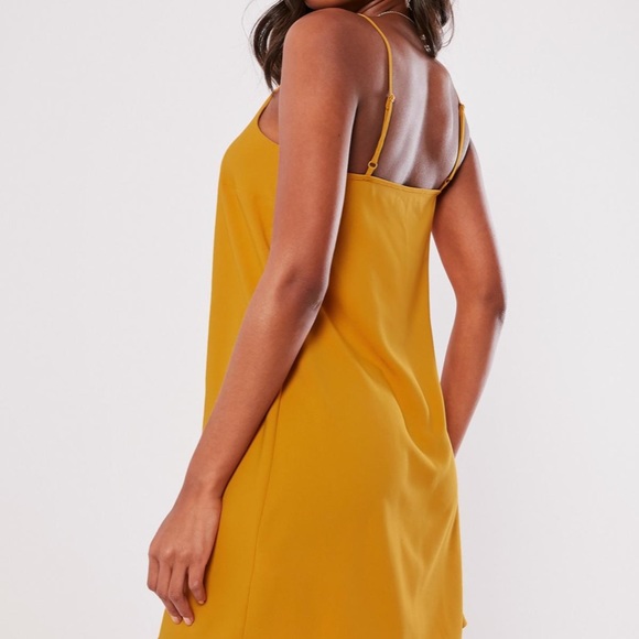 Mustard Cami Shift Dress - Picture 3 of 3